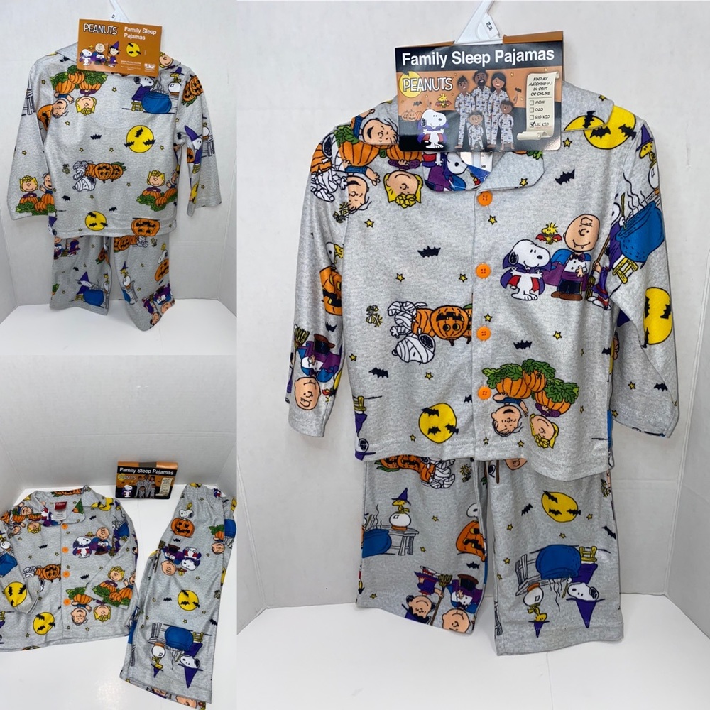 NWT Peanut Halloween Pajama For Kids New